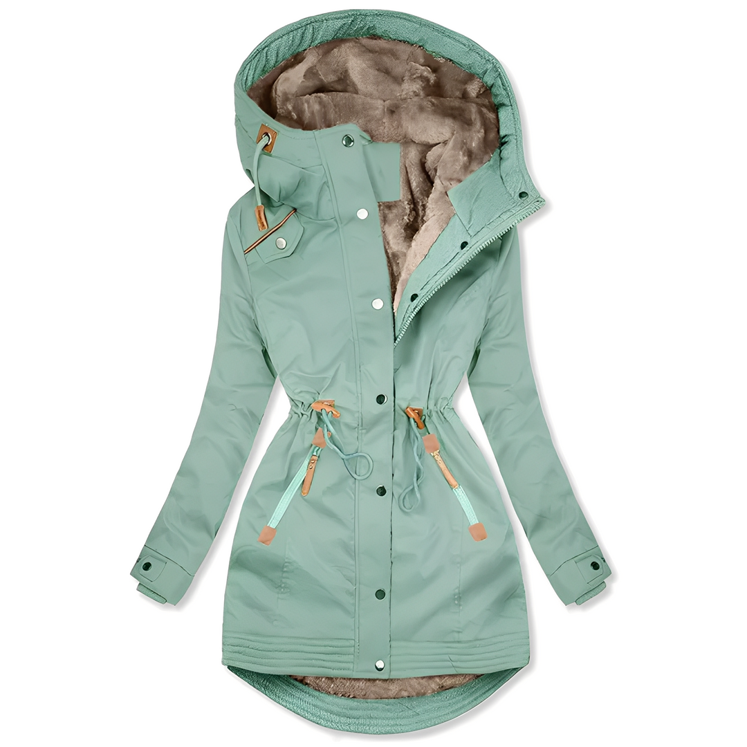Damen Parka Wasserdicht Mit Eleganter Passform