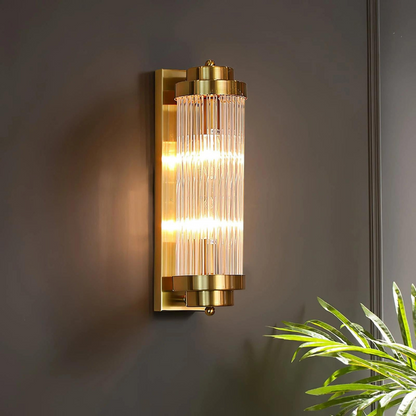 Offset-Säulenwandleuchte in modernem Design