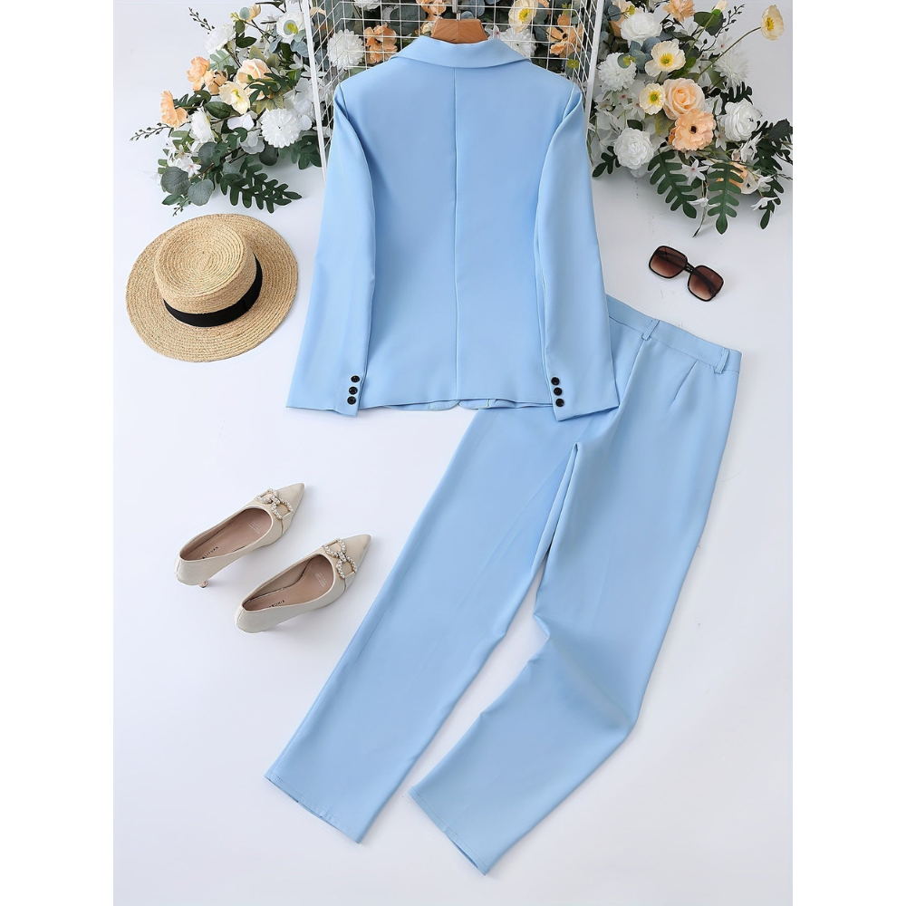 Damen Hosenanzug Business Classic Mit Jacke Und Hose