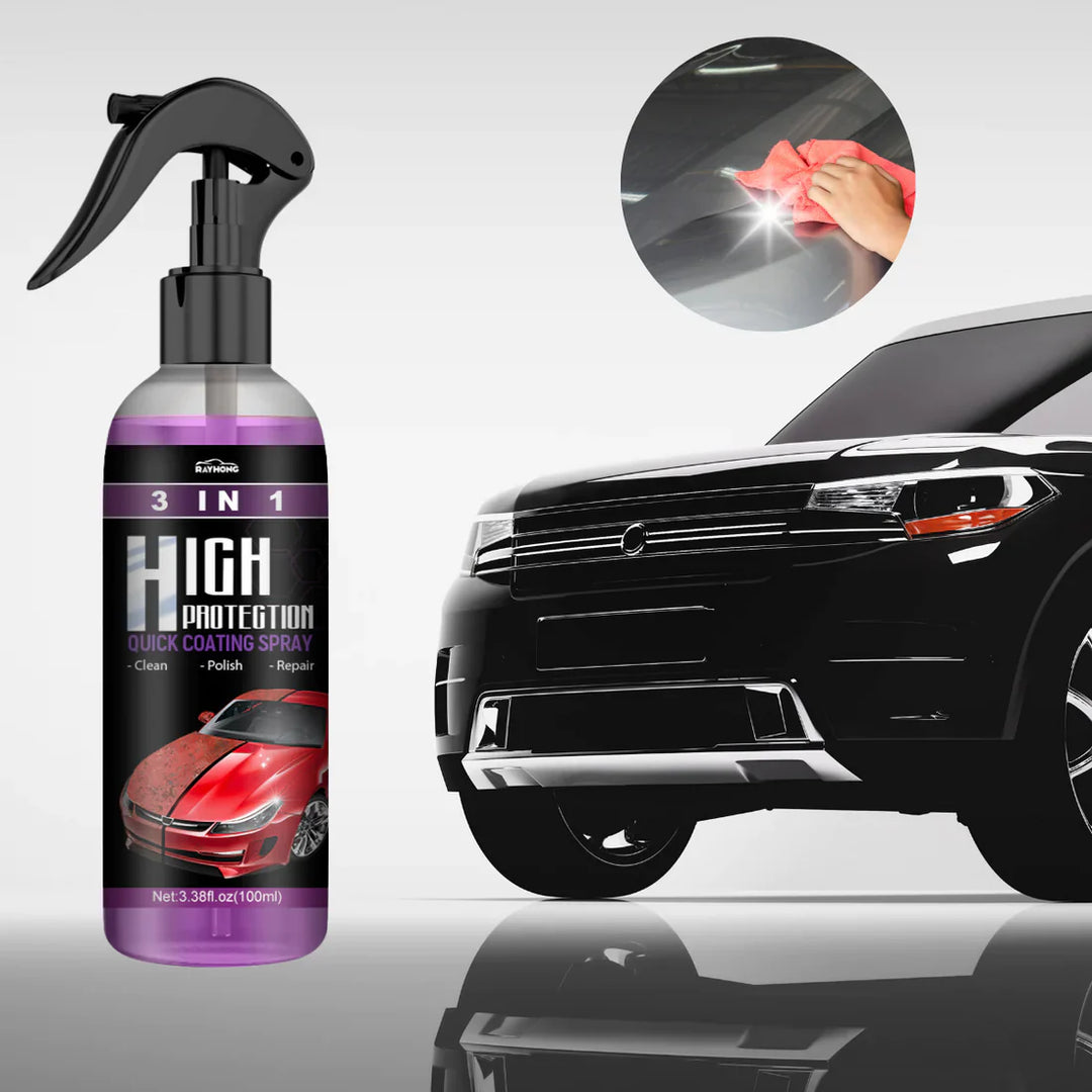 Keramik-Beschichtungsspray für Auto mit 3-in-1 Reinigungsformel