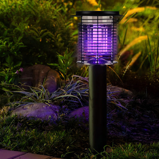 Solar & USB Rechargeable Waterproof Mosquito Killer Lamp & Bug Zapper-1