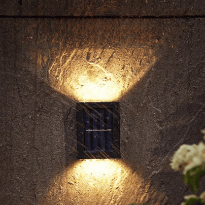 Kabellose LED Solar Wandleuchten – Wasserdichte Außenbeleuchtung für Garten, Terrasse & Einfahrt