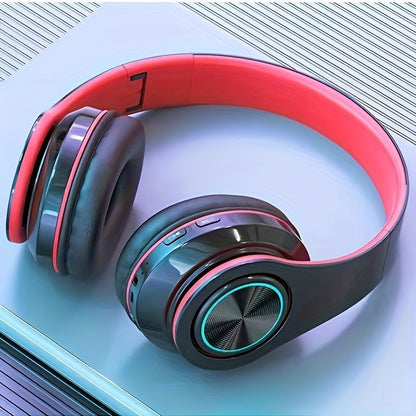 Kopfbügel-Kopfhörer mit Mikrofon, Kartensteckplatz und kabellosem Bluetooth-Modus