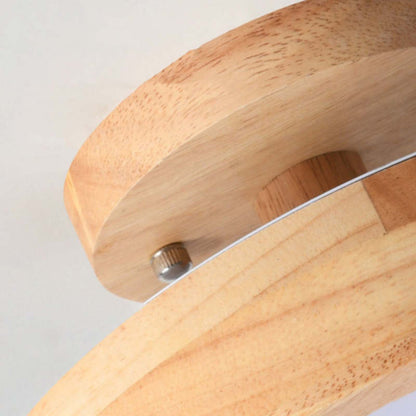 Holzrahmen LED Deckenleuchte - Natürliche Licht Atmosphäre
