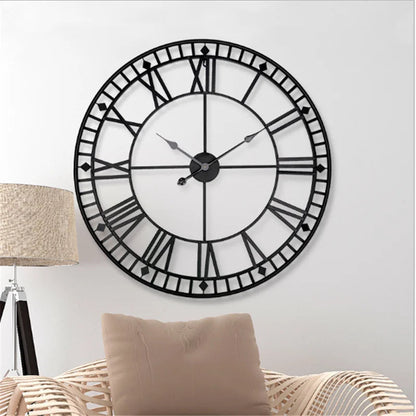 Moderne Übergroße Schwarze Wanduhr – Zeitlose Eleganz für Ihr Zuhause