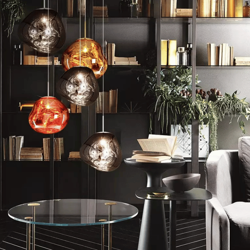 Design-Hängelampe Melt – Künstlerisches Highlight mit warmem Licht