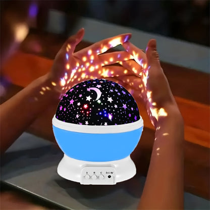 360° Sternenhimmel Projektor mit 12 Farbmodi – LED Galaxy Nachtlicht
