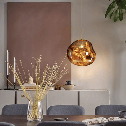 Design-Hängelampe Melt – Künstlerisches Highlight mit warmem Licht