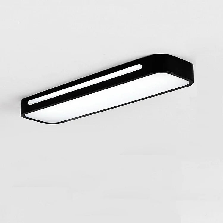 Nordische LED Deckenleuchte – länglich, dimmbar & modern