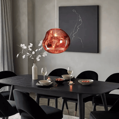 Design-Hängelampe Melt – Künstlerisches Highlight mit warmem Licht