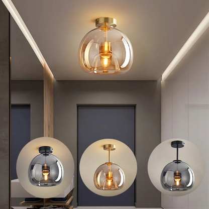 Moderne LED Deckenleuchte mit edlem Design für Flur und Schlafzimmer
