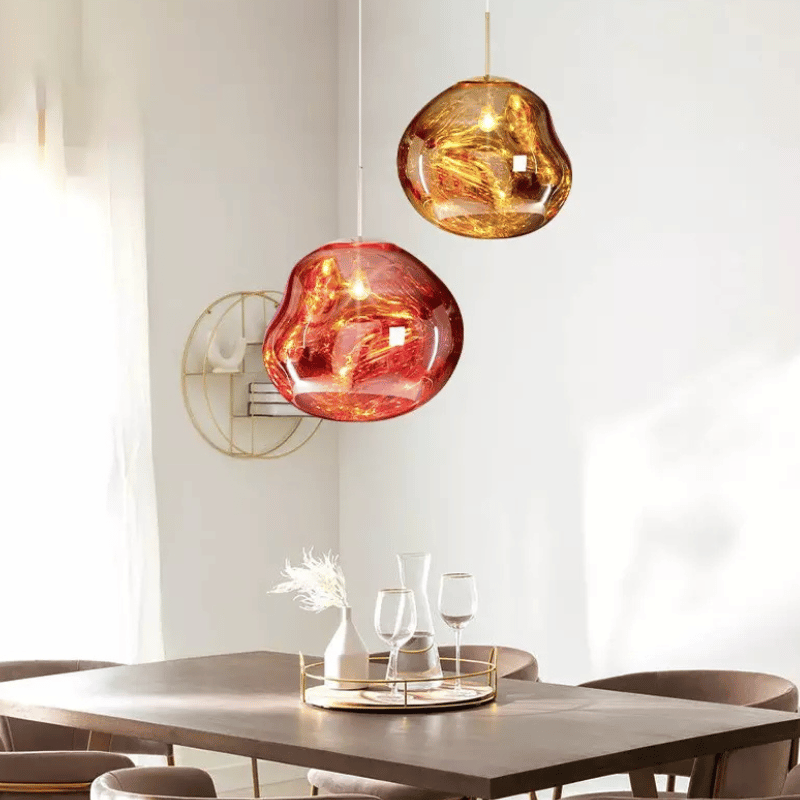 Design-Hängelampe Melt – Künstlerisches Highlight mit warmem Licht
