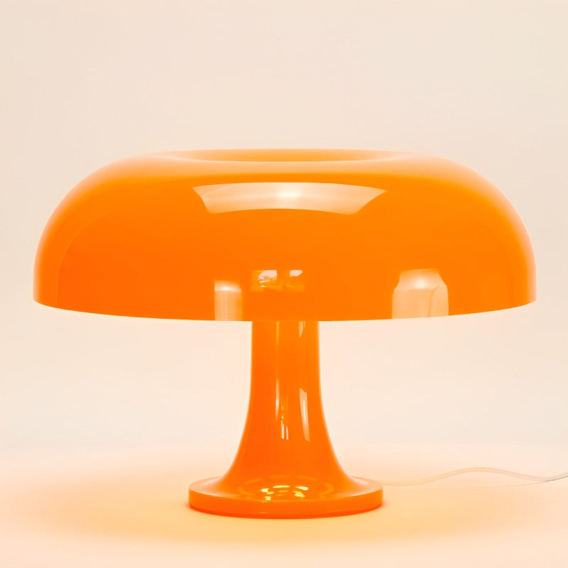 Pilz Tischlampe – Retro LED Lampe dimmbar mit USB & drei Farbmodi