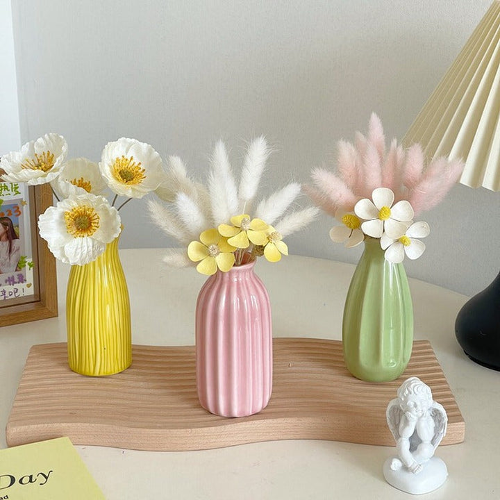 Keramik Blumenvase Minimalistisches Design