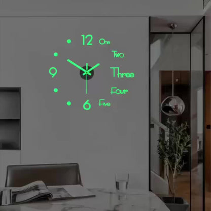 Moderne DIY-Wanduhr im Elch-Design aus Acryl für Wohnzimmer und Schlafzimmer