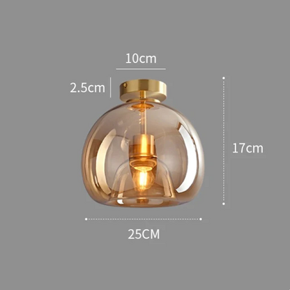 Moderne LED Deckenleuchte mit edlem Design für Flur und Schlafzimmer