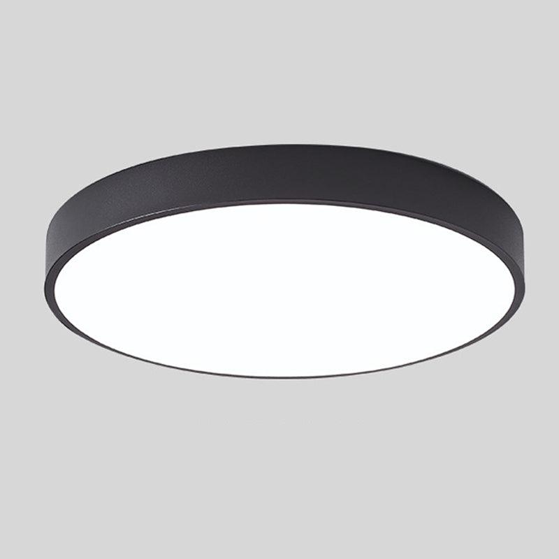 Nordische LED-Deckenleuchte aus Holz – Rundes Design im skandinavischen Stil