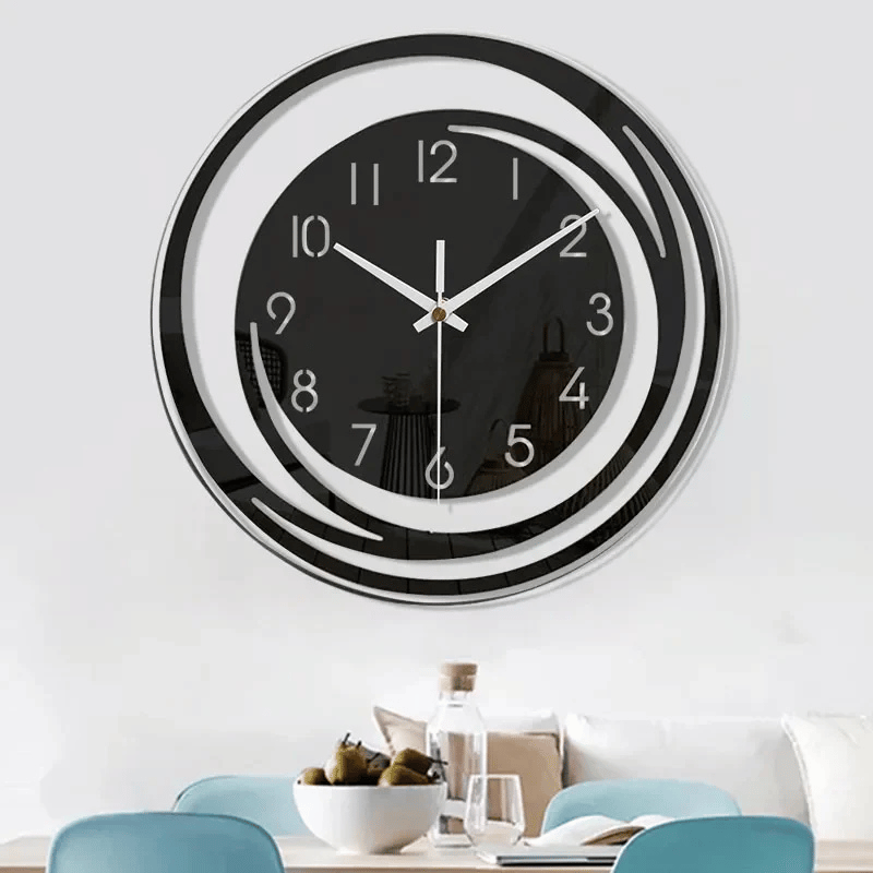 Minimalistische Geräuschlose Wanduhr - Friedlicher Wand Stil
