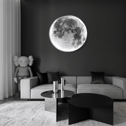 Stimmungsvolle 3D LED Mond- und Erdleuchte für Wand und Decke