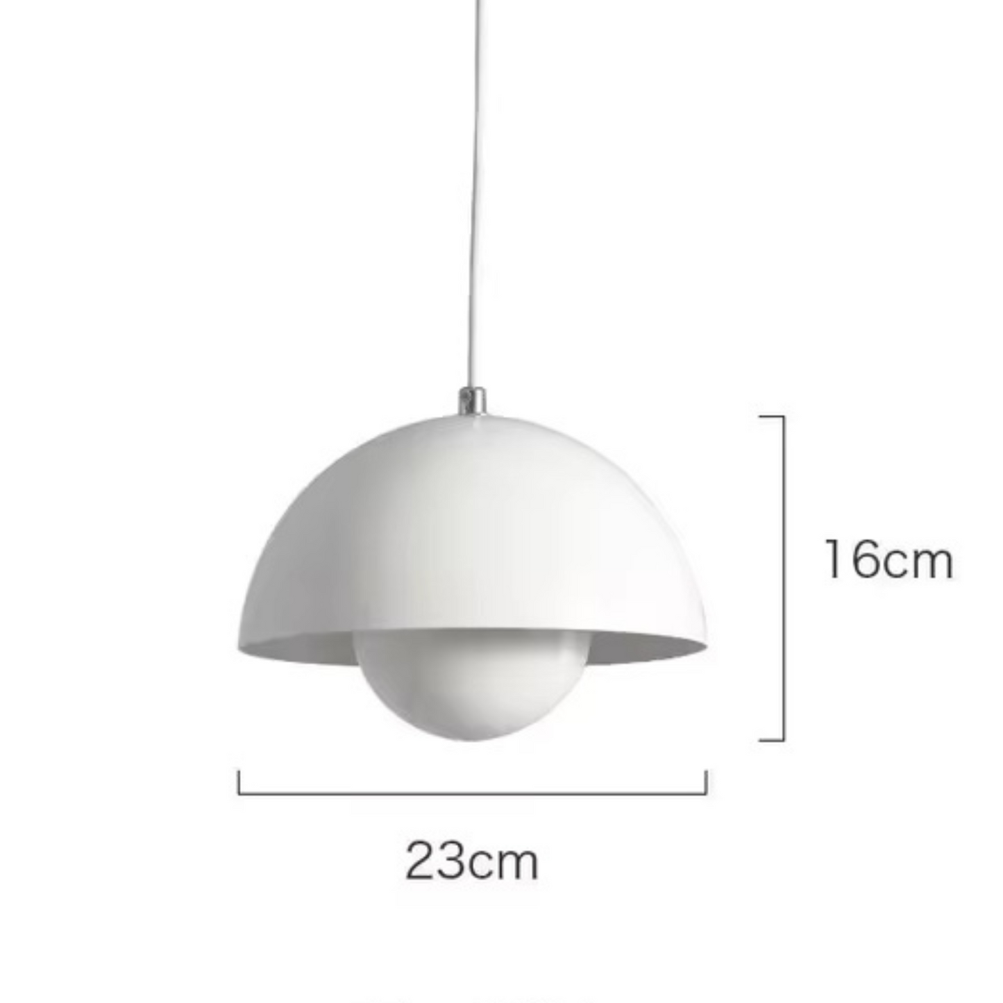 Pendelleuchte mit dimmbarer Lichtkuppel