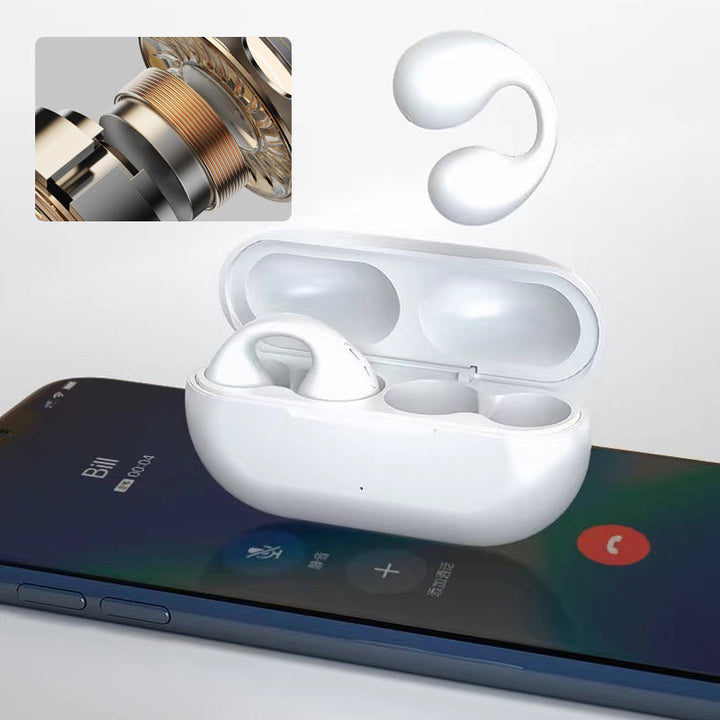 Offene Knochenleitkopfhörer mit ergonomischem Design und klarer Klangübertragung