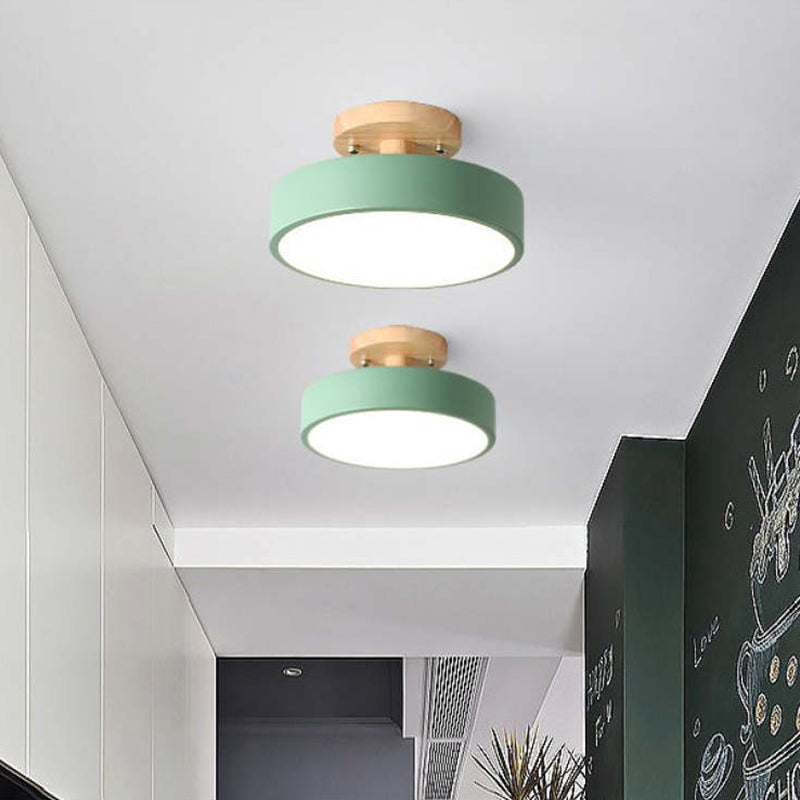 Holzrahmen LED Deckenleuchte - Natürliche Licht Atmosphäre