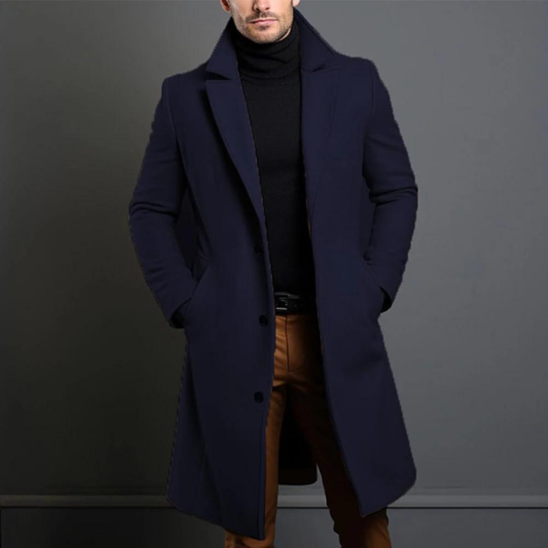 Herren Wolljacke Mit Klassischem Design