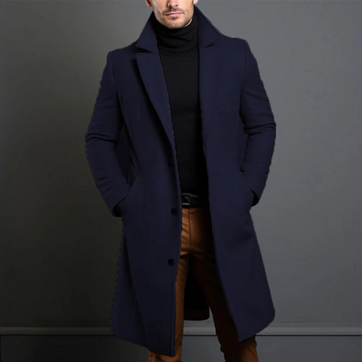 Herren Wolljacke Mit Klassischem Design