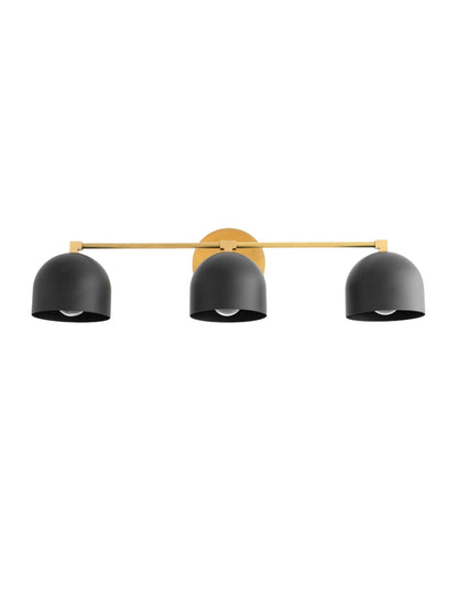 Mid Century Wandleuchte – Messing Badspiegel Lampe im Retro-Stil