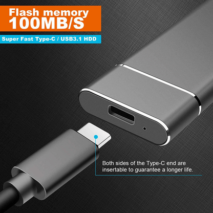 Superschnelle Externe SSD Festplatte mit 520 MB/s für PC & Android
