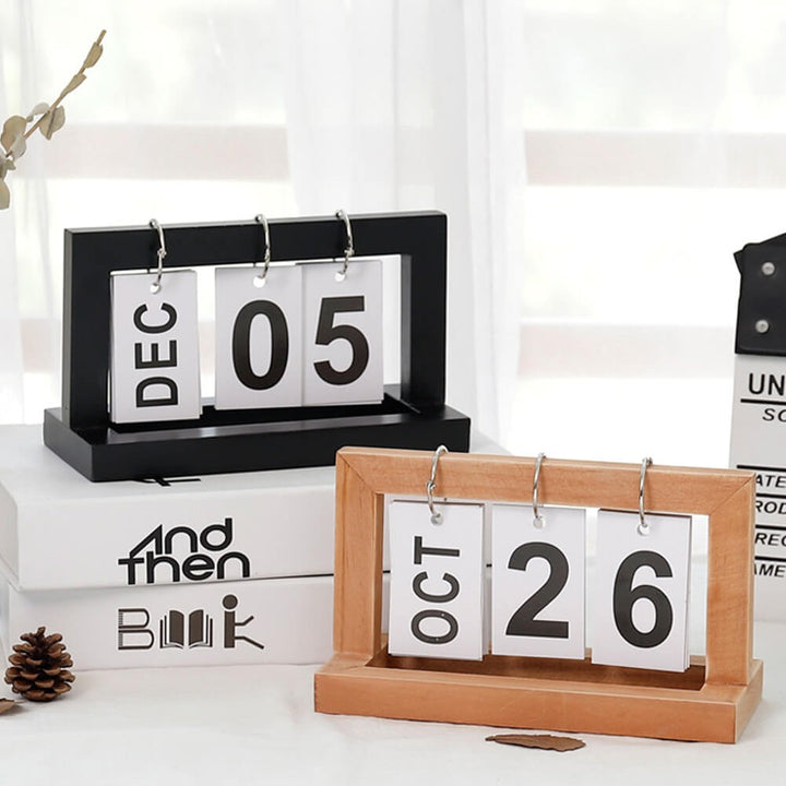 Wendekalender aus Holzdesign