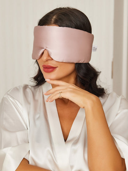 Geblümte Schlafmaske für Damen mit Klettverschluss