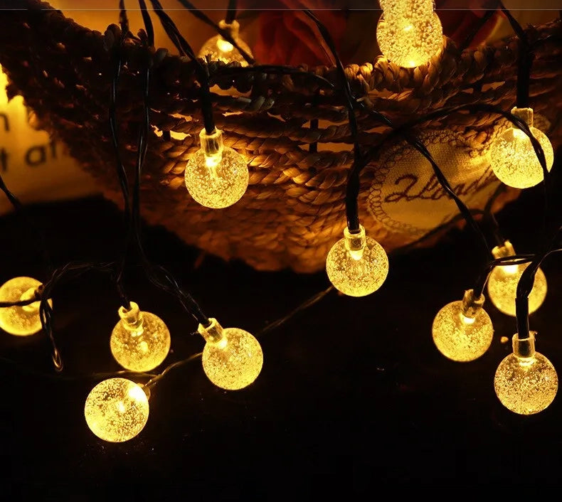 Outdoor Solar LED-Lichterkette 20 Lampen 5 Meter