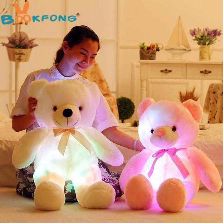Leuchtender LED Teddybär mit Farbwechsellicht