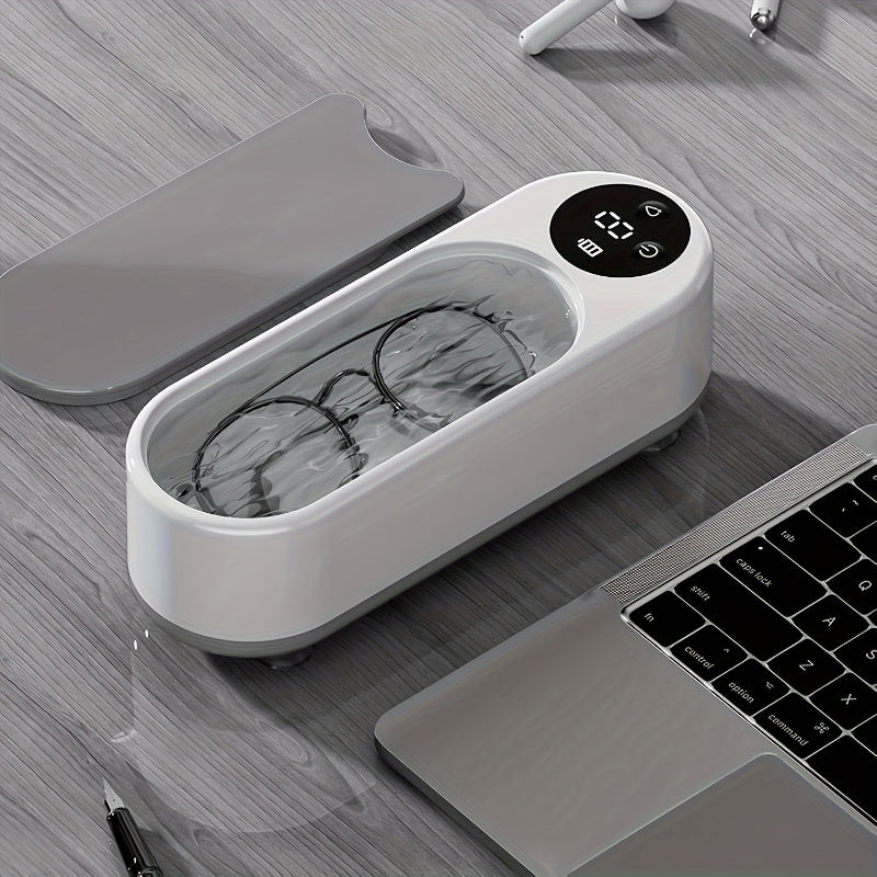 Drahtlose Ultraschall-Reinigungsmaschine für Brillen und Schmuck – Tragbar mit USB-Ladung