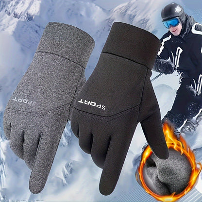 Wasserfeste Sporthandschuhe mit Touchscreen-Funktion für Outdoor-Aktivitäten