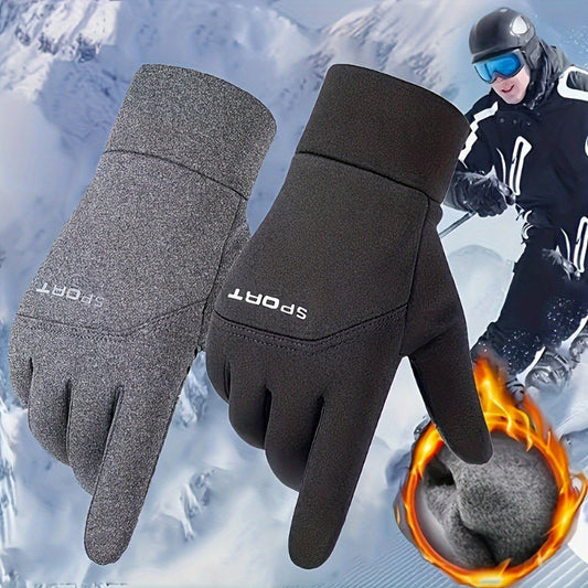 Wasserfeste Sporthandschuhe mit Touchscreen-Funktion für Outdoor-Aktivitäten