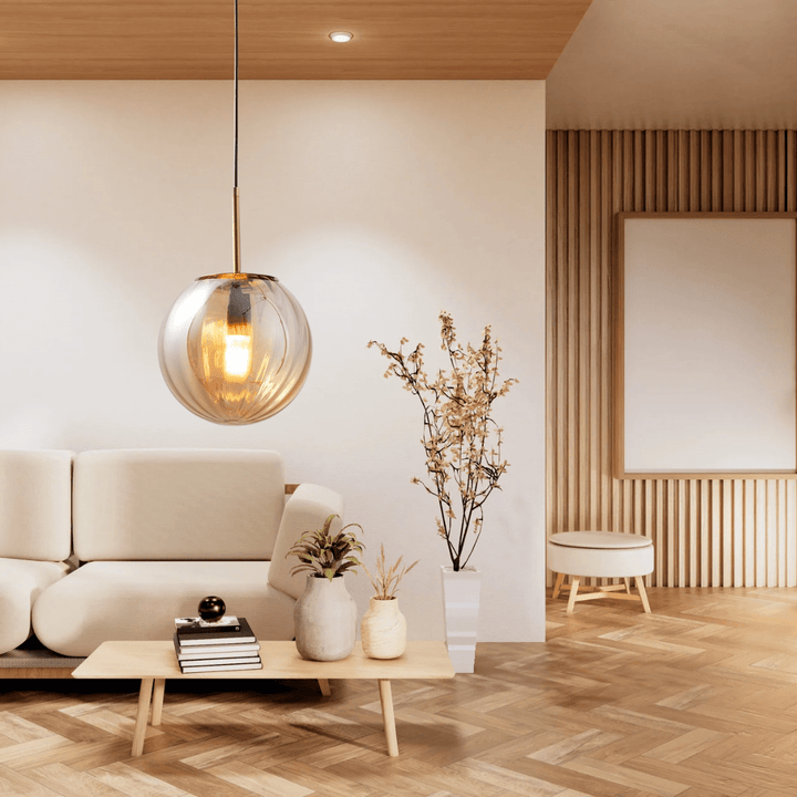 Moderne Hängelampe mit Glaskugel-Design – dimmbar & warmes Licht für jeden Raum