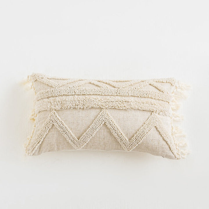 Bügelfreier Kissenbezug Beige Boho Design