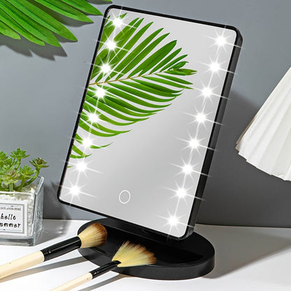 LED Schminkspiegel mit Touchfunktion und 16 dimmbaren Leuchten