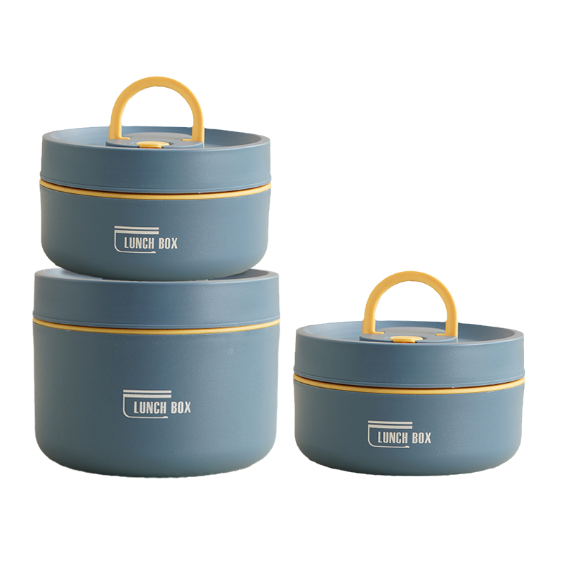 Isolierte Edelstahl-Lunchbox mit Tragetasche