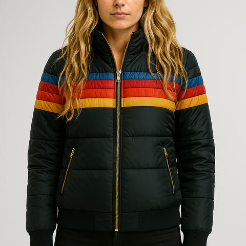 Damen Regenjacke Mit Wasserdichtem Design