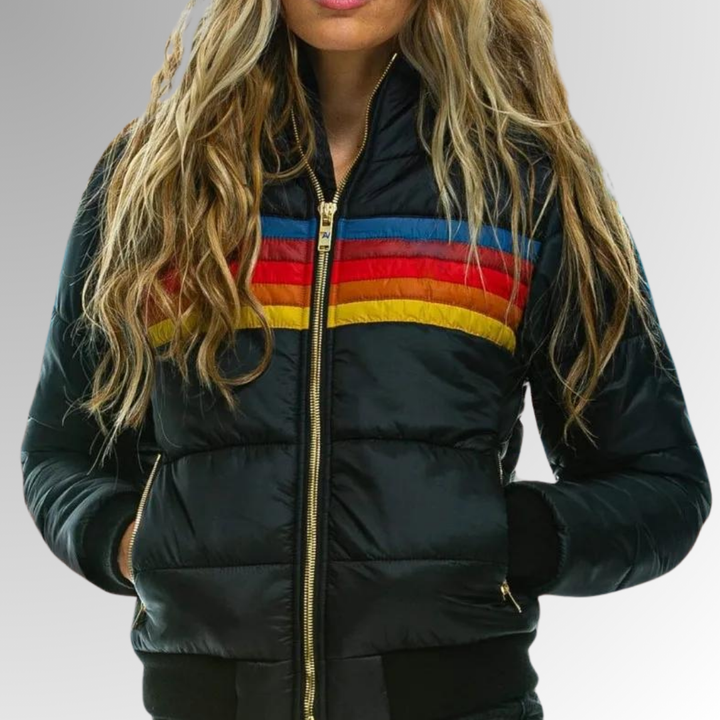 Damen Regenjacke Mit Wasserdichtem Design
