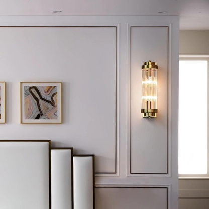 Offset-Säulenwandleuchte in modernem Design