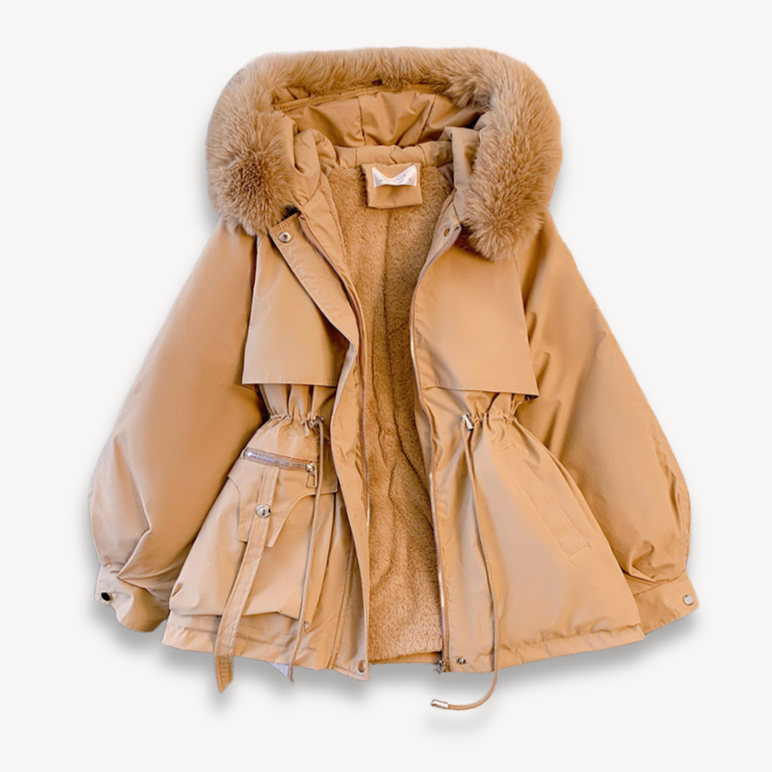 Damen Winterparka Mit Kapuze