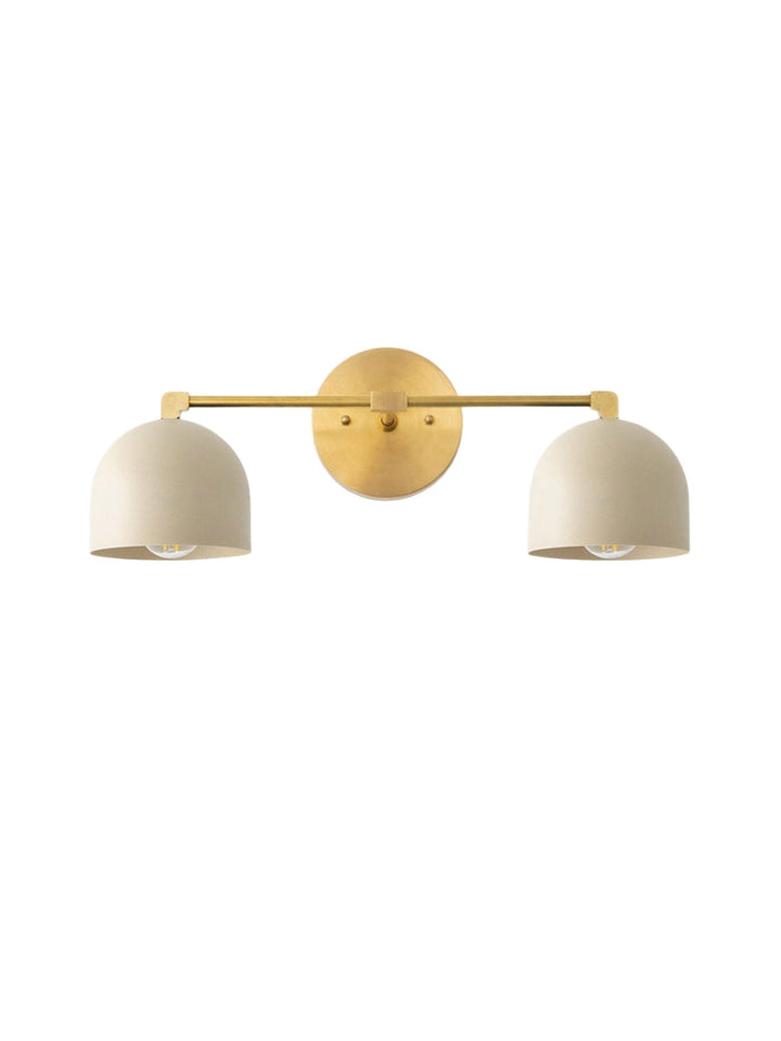Mid Century Wandleuchte – Messing Badspiegel Lampe im Retro-Stil