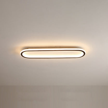 LED-Deckenleuchte oval dimmbar mit Farbwechsel – flach & modern