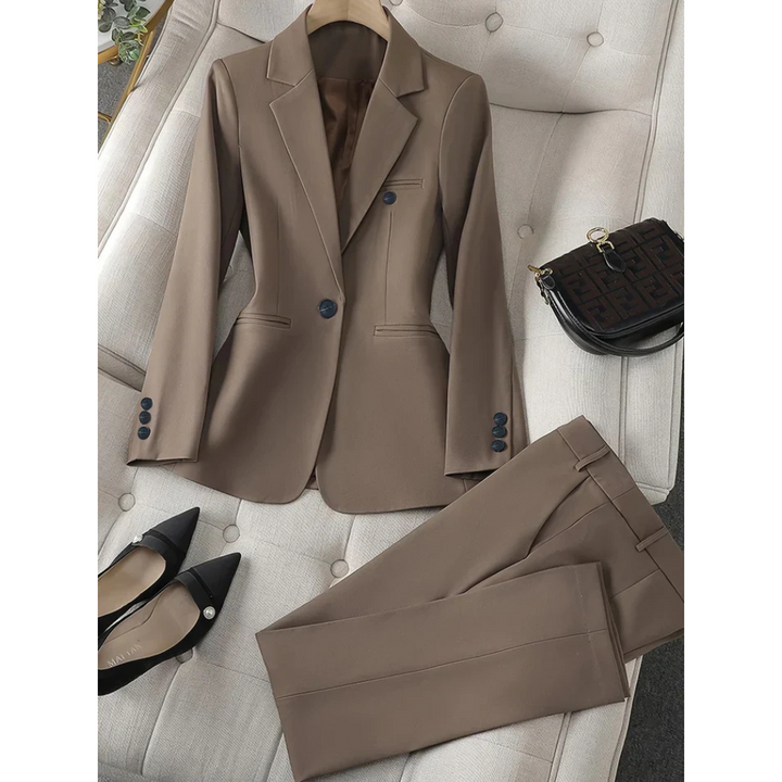 Damen Hosenanzug Business Classic Mit Jacke Und Hose