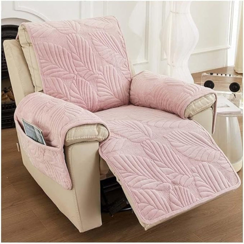 Sessel Schutzhusse – Blättermuster Überwurf für Relaxsessel