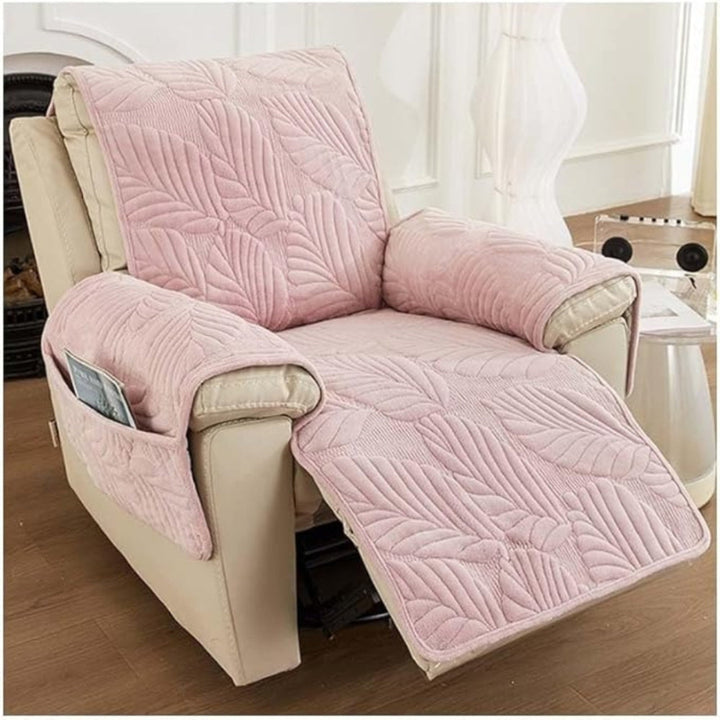 Sessel Schutzhusse – Blättermuster Überwurf für Relaxsessel